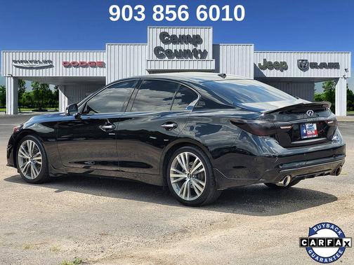 Black Obsidian 2023 INFINITI Q50 3.0t SENSORY