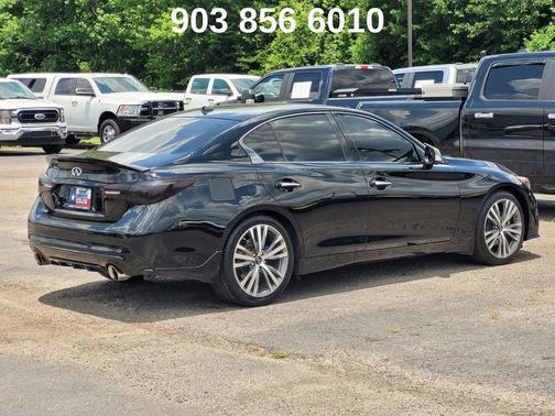 Black Obsidian 2023 INFINITI Q50 3.0t SENSORY