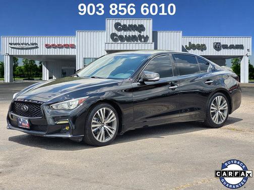 Black Obsidian 2023 INFINITI Q50 3.0t SENSORY