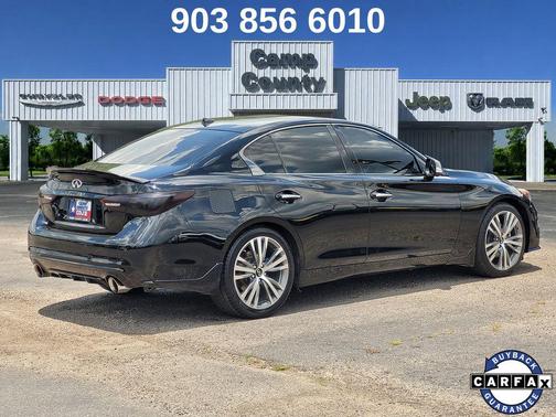 Black Obsidian 2023 INFINITI Q50 3.0t SENSORY