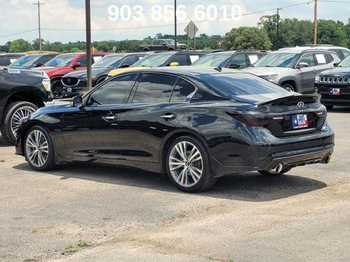 Black Obsidian 2023 INFINITI Q50 3.0t SENSORY