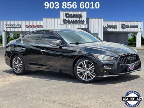Black Obsidian 2023 INFINITI Q50 3.0t SENSORY