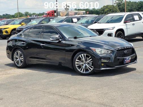 Black Obsidian 2023 INFINITI Q50 3.0t SENSORY