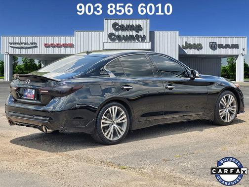 Black Obsidian 2023 INFINITI Q50 3.0t SENSORY