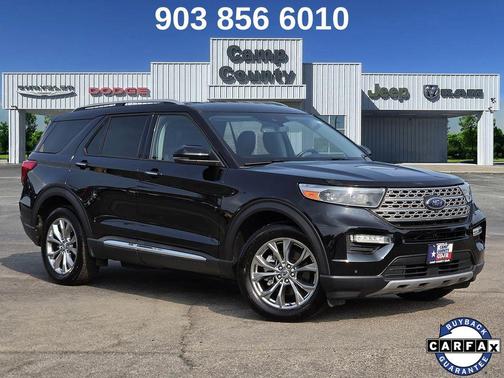 Agate Black Metallic 2021 Ford Explorer Limited