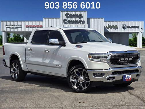 Ivory White Tri-Coat Pearlcoat 2022 RAM 1500 Limited