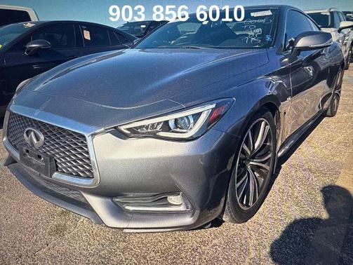 Graphite Shadow 2018 INFINITI Q60 3.0T LUXE