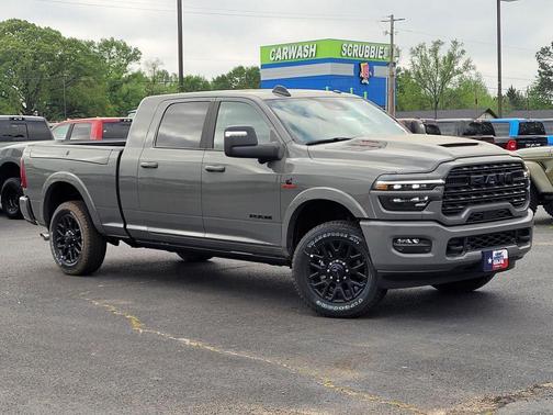 Ceramic Gray Clearcoat 2026 RAM 3500 Limited Mega Cab 4x4 6'4' Box