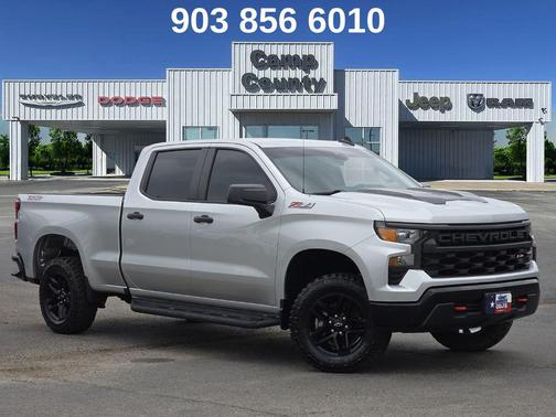 Silver Ice Metallic 2022 Chevrolet Silverado 1500 Custom Trail Boss