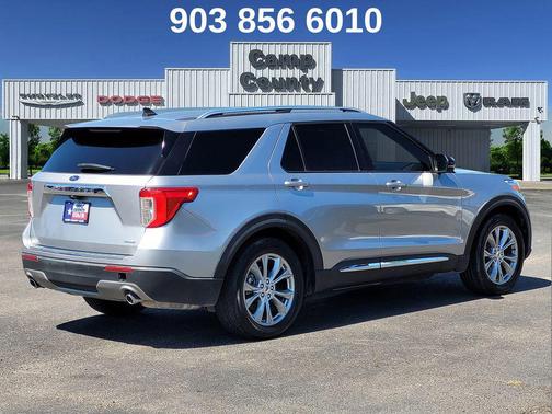Silver Metallic 2021 Ford Explorer Limited