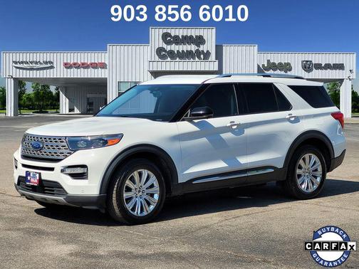 Oxford White 2021 Ford Explorer Limited