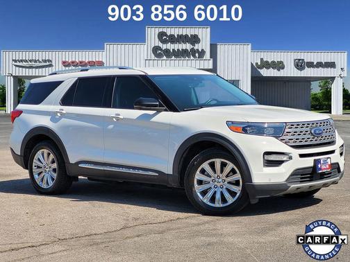 Oxford White 2021 Ford Explorer Limited