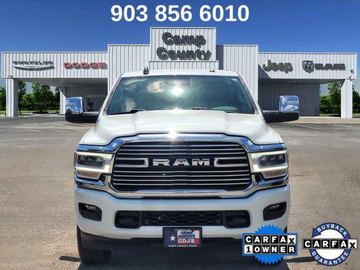 Bright White Clearcoat 2024 RAM 2500 Laramie Crew Cab 4x4 6'4' Box
