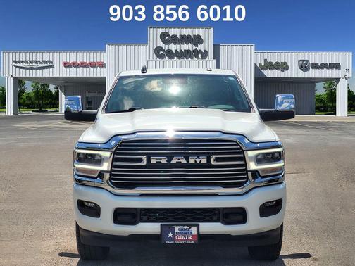 Bright White Clearcoat 2024 RAM 2500 Laramie Crew Cab 4x4 6'4' Box