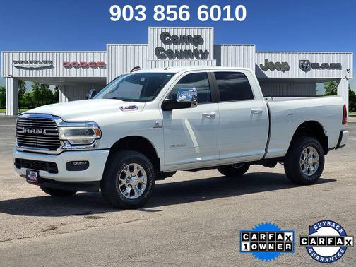 Bright White Clearcoat 2024 RAM 2500 Laramie Crew Cab 4x4 6'4' Box