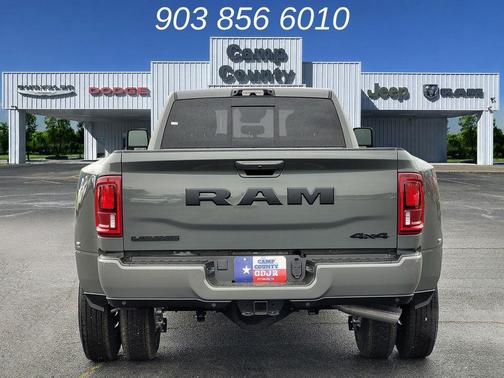 Ceramic Gray Clearcoat 2026 RAM 3500 Laramie Crew Cab 4x4 8' Box