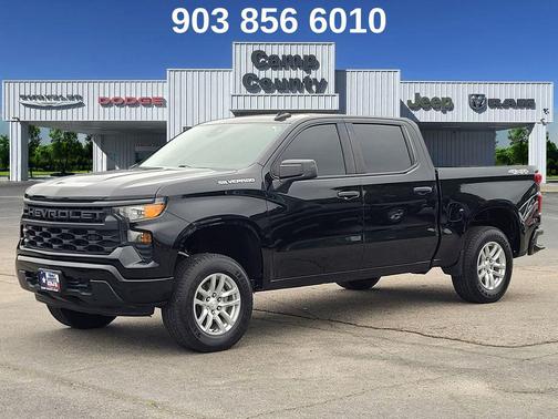 Black 2022 Chevrolet Silverado 1500 Custom