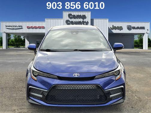 Blue Crush Metallic 2021 Toyota Corolla SE