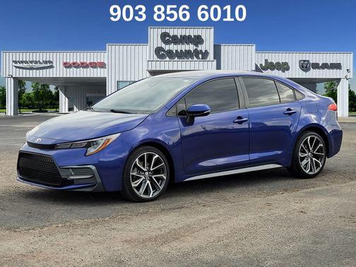 Blue Crush Metallic 2021 Toyota Corolla SE
