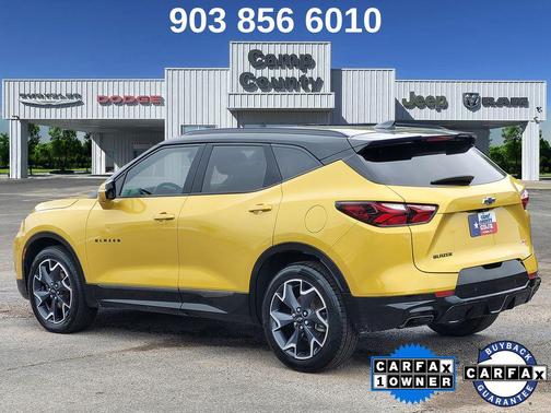 Nitro Yellow Metallic 2022 Chevrolet Blazer RS