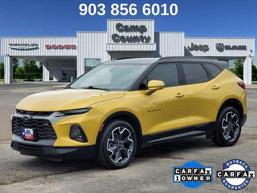 Nitro Yellow Metallic 2022 Chevrolet Blazer RS