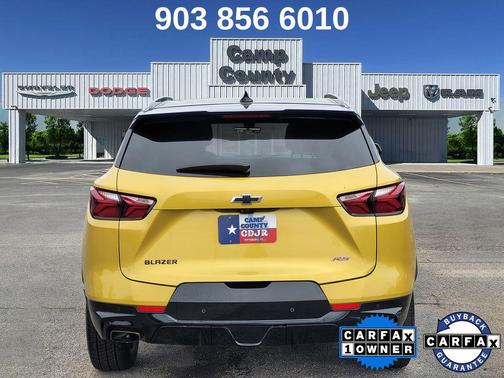 Nitro Yellow Metallic 2022 Chevrolet Blazer RS