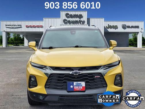 Nitro Yellow Metallic 2022 Chevrolet Blazer RS