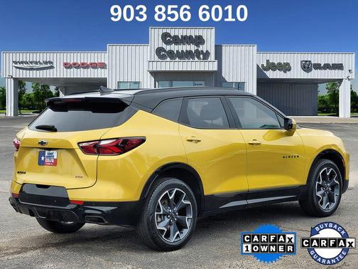 Nitro Yellow Metallic 2022 Chevrolet Blazer RS