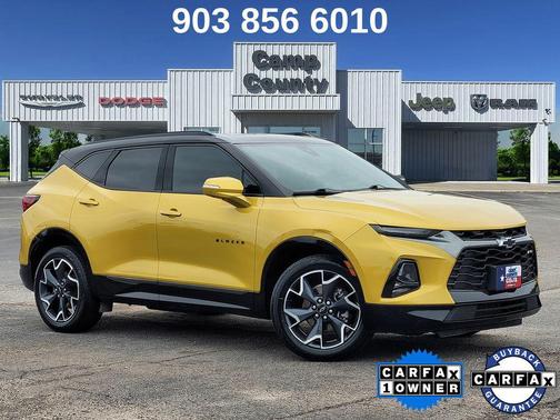 Nitro Yellow Metallic 2022 Chevrolet Blazer RS