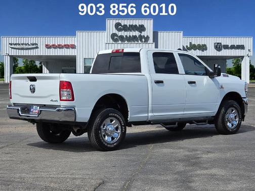 Bright White Clearcoat 2024 RAM 2500 Tradesman Crew Cab 4x4 6'4' Box