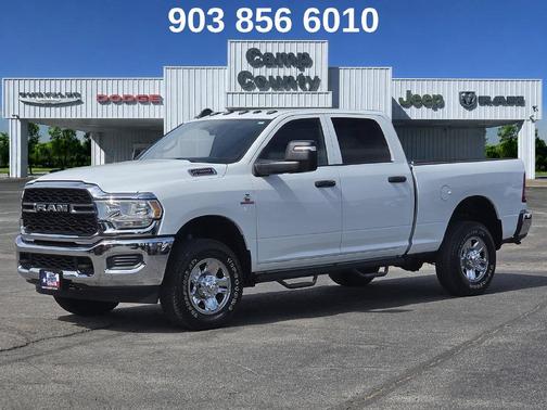 Bright White Clearcoat 2024 RAM 2500 Tradesman Crew Cab 4x4 6'4' Box