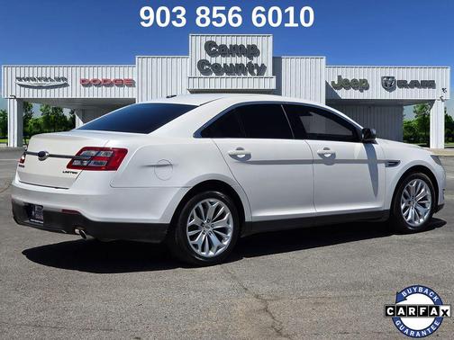 White Platinum Metallic Tri-Coat 2019 Ford Taurus Limited
