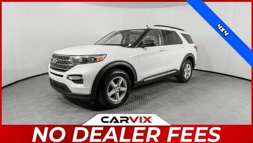 Oxford White 2023 Ford Explorer XLT