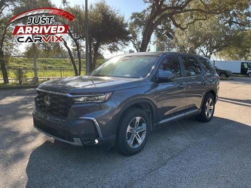Modern Steel Metallic 2025 Honda Pilot EX-L