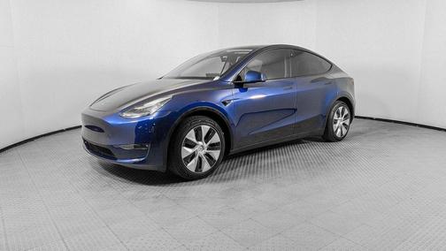 Deep Blue Metallic 2021 Tesla Model Y Long Range