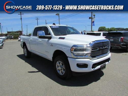 Bright White 2024 RAM 2500 Laramie Crew Cab 4x4 6'4' Box Truck