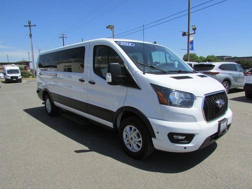 Oxford White 2024 Ford Transit-350 XLT