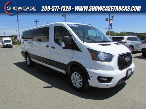 Oxford White 2024 Ford Transit-350 XLT