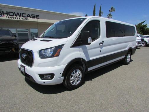 Oxford White 2024 Ford Transit-350 XLT