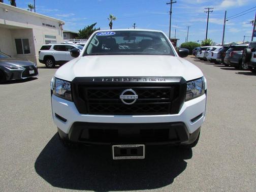 Glacier White 2023 Nissan Frontier S