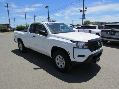 Glacier White 2023 Nissan Frontier S
