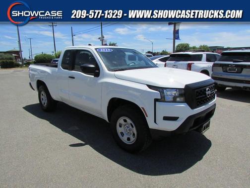 Glacier White 2023 Nissan Frontier S