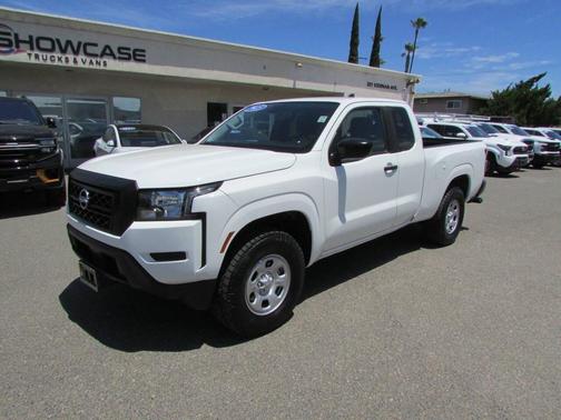 Glacier White 2023 Nissan Frontier S