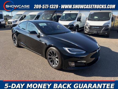 Solid Black 2020 Tesla Model S Long Range Plus