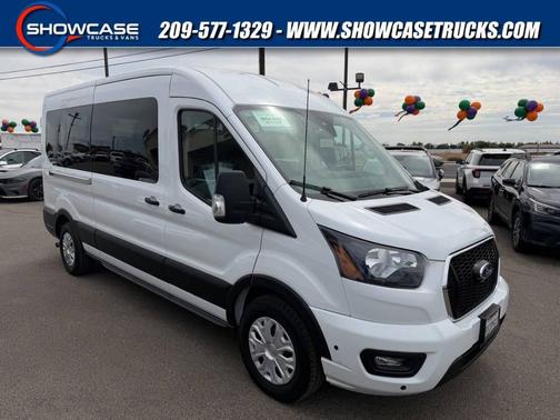 Oxford White 2025 Ford Transit-350 XLT