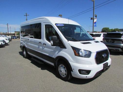 Oxford White 2024 Ford Transit-350 XLT