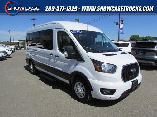 Oxford White 2024 Ford Transit-350 XLT