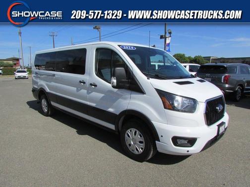 Oxford White 2024 Ford Transit-350 XLT