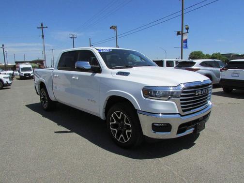 Bright White 2025 RAM 1500 Laramie