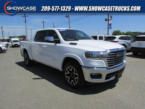 Bright White 2025 RAM 1500 Laramie